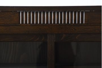 アンティーク家具　和製アンティーク　大正ロマン!落ち着いた雰囲気のガラス戸棚