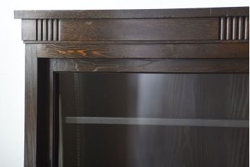 アンティーク家具　和製アンティーク　大正ロマン!落ち着いた雰囲気のガラス戸棚
