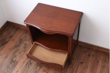 中古　DREXEL HERITAGE(ドレクセルヘリテイジ)　Touraine(ツーレイン)シリーズ・マホガニー材ナイトテーブル(定価約15万円)
