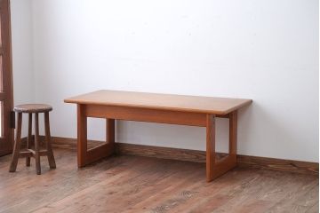 ブランド家具　富士ファニチア　ビンテージのセンターテーブル