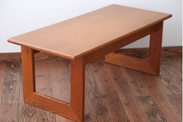 ブランド家具　富士ファニチア　ビンテージのセンターテーブル