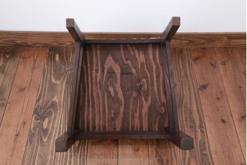 アンティーク家具　和製アンティーク　アンティークリネン座面!シンプルなダイニングチェア