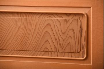 中古美品　木味を楽しむ美しさ　檜・杉材の高級障子格子戸2枚セット