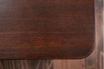 アンティーク家具　アンティーク　天板が栓材一枚板の角ちゃぶ台