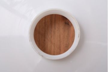 昭和レトロ　白いガラスのアンティーク平笠照明