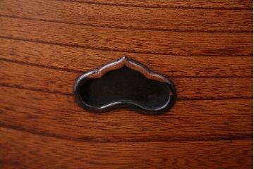 アンティーク雑貨　古民具・骨董　古い欅材のアンティーク角火鉢