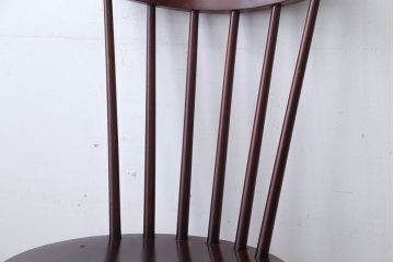 中古　秋田木工　レトロなスピンドルチェア(ダイニングチェア)(2)
