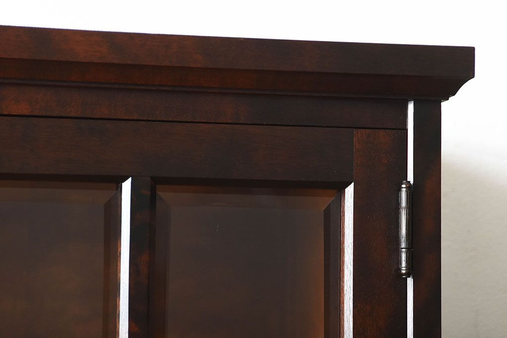 中古　北海道民芸家具　雰囲気の良いお洒落な食器棚