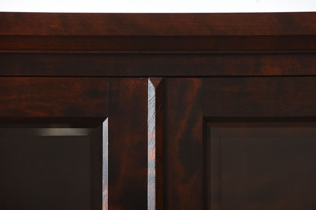 中古　北海道民芸家具　雰囲気の良いお洒落な食器棚