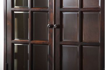 中古　北海道民芸家具　雰囲気の良いお洒落な食器棚