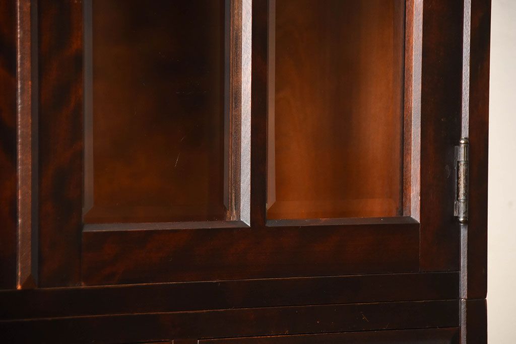 中古　北海道民芸家具　雰囲気の良いお洒落な食器棚