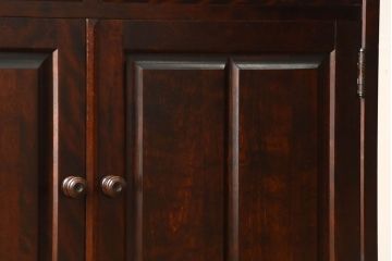 中古　北海道民芸家具　雰囲気の良いお洒落な食器棚