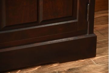 中古　北海道民芸家具　雰囲気の良いお洒落な食器棚