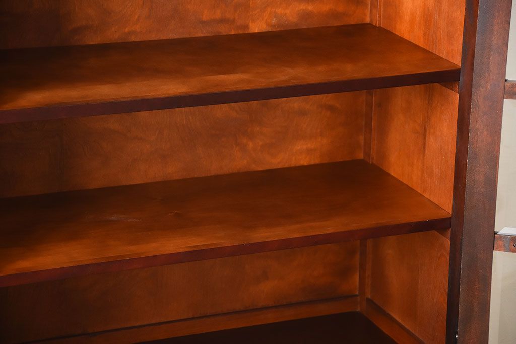 中古　北海道民芸家具　雰囲気の良いお洒落な食器棚