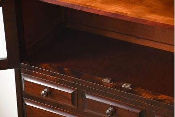 中古　北海道民芸家具　雰囲気の良いお洒落な食器棚