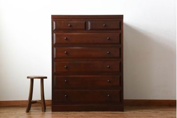 中古　松本民芸家具　シンプルで上品な和タンス(定価約28万円)