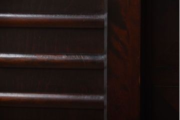 中古　北海道民芸家具　シックな脚付きサイドボード(2)