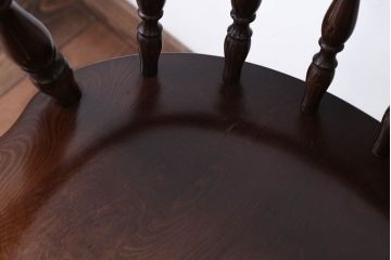 中古　飛騨産業　キツツキマーク　穂高　アームチェア(キャプテンチェア)(1)