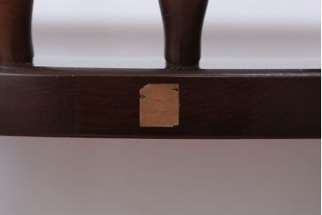 中古　飛騨産業　キツツキマーク　穂高　アームチェア(キャプテンチェア)(1)