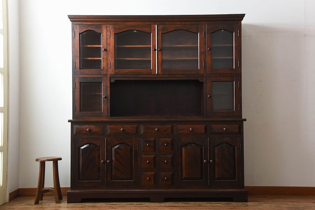 中古　特注品!　松本民芸食器棚　定価115万円