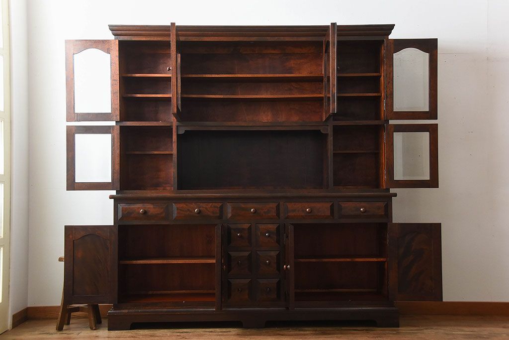 中古　特注品!　松本民芸食器棚　定価115万円