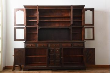 中古　特注品!　松本民芸食器棚　定価115万円