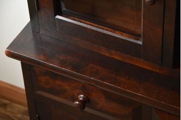 中古　特注品!　松本民芸食器棚　定価115万円