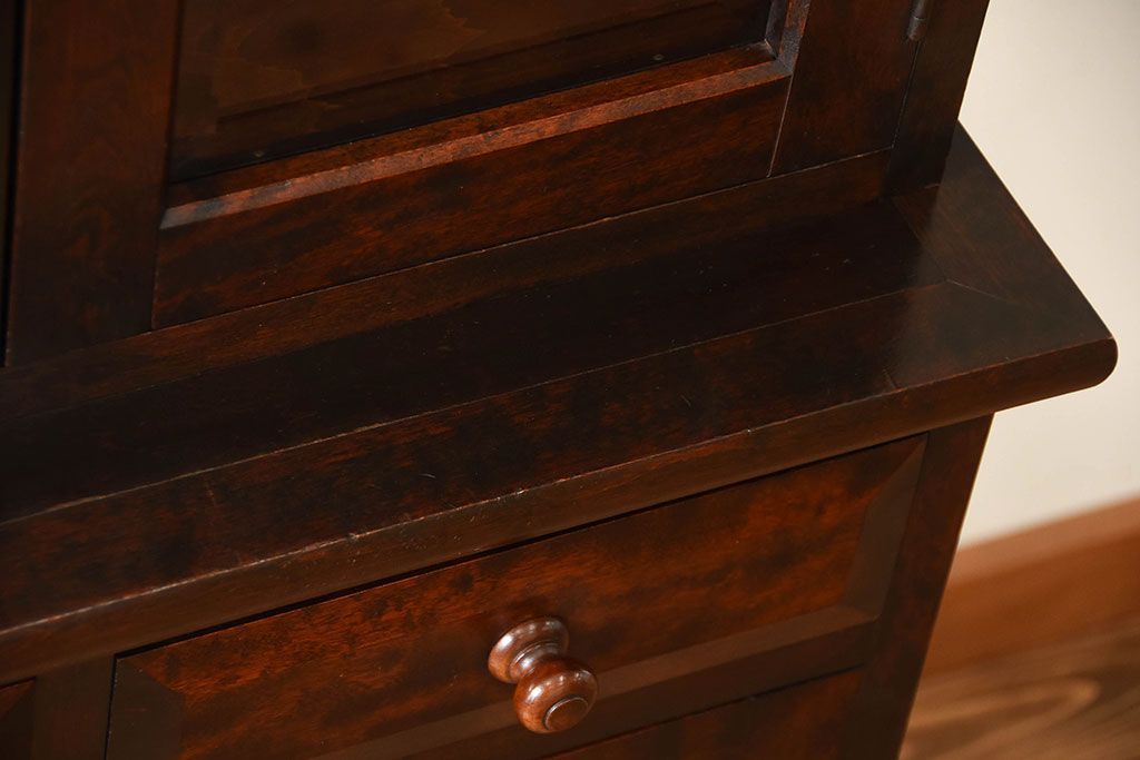 中古　特注品!　松本民芸食器棚　定価115万円