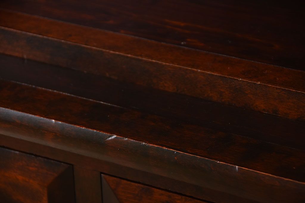 中古　特注品!　松本民芸食器棚　定価115万円