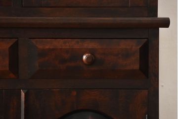 中古　特注品!　松本民芸食器棚　定価115万円