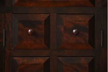 中古　特注品!　松本民芸食器棚　定価115万円