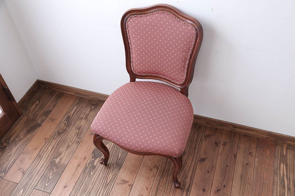 中古　DREXEL HERITAGE(ドレクセルヘリテイジ)　Et Cetera(エトセトラ)シリーズ・マホガニー材ダイニングチェア(定価約20万円)(1)