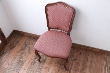 中古　DREXEL HERITAGE(ドレクセルヘリテイジ)　Et Cetera(エトセトラ)シリーズ・マホガニー材ダイニングチェア(定価約20万円)(1)