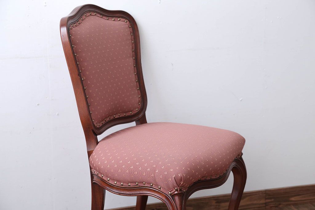 中古　DREXEL HERITAGE(ドレクセルヘリテイジ)　Et Cetera(エトセトラ)シリーズ・マホガニー材ダイニングチェア(定価約20万円)(1)