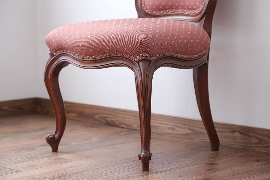 中古　DREXEL HERITAGE(ドレクセルヘリテイジ)　Et Cetera(エトセトラ)シリーズ・マホガニー材ダイニングチェア(定価約20万円)(1)