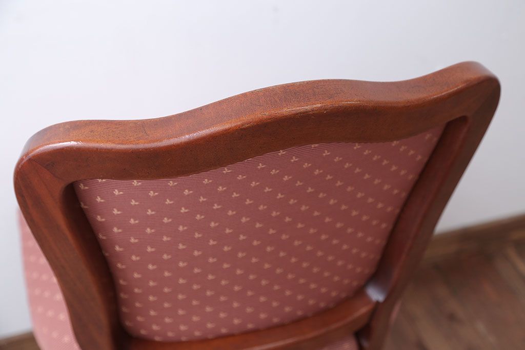 中古　DREXEL HERITAGE(ドレクセルヘリテイジ)　Et Cetera(エトセトラ)シリーズ・マホガニー材ダイニングチェア(定価約20万円)(1)