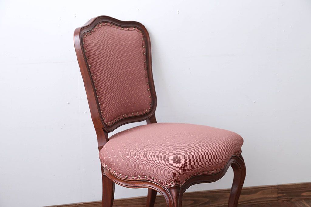 中古　DREXEL HERITAGE(ドレクセルヘリテイジ)　Et Cetera(エトセトラ)シリーズ・マホガニー材ダイニングチェア(定価約20万円)(2)