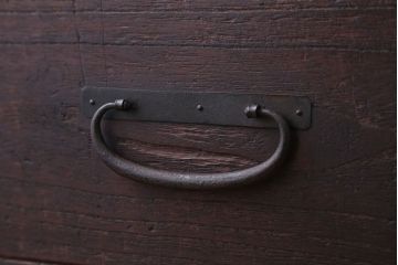 アンティーク家具　和製アンティーク　古い桐材の時代箪笥ローボード(1、桐箪笥、桐たんす)