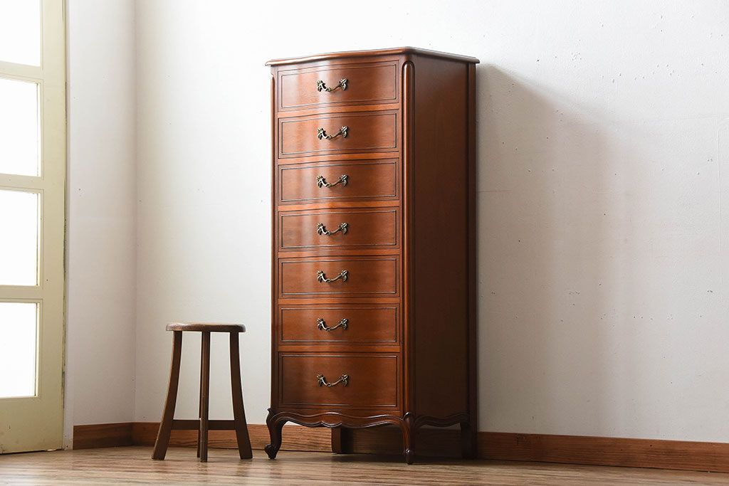 中古　DREXEL HERITAGE(ドレクセルヘリテイジ)　Touraine(ツーレイン)シリーズ・7杯チェスト