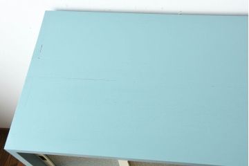 レトロ家具　昭和レトロ　ペイントがかわいいアンティークチェスト