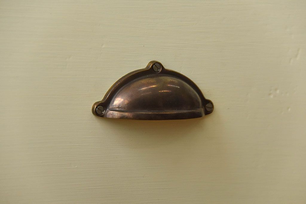 レトロ家具　昭和レトロ　ペイントがかわいいアンティークチェスト