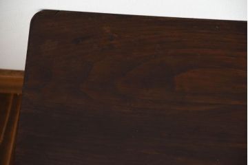 アンティーク家具　和製アンティーク　引き出し2杯付き!古い木製の小さな平机(文机)
