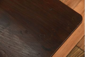 アンティーク家具　和製アンティーク　引き出し2杯付き!古い木製の小さな平机(文机)