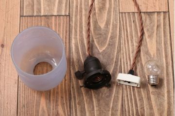 和製アンティーク　大正時代　オパールガラスのペンダントライト(電笠照明)