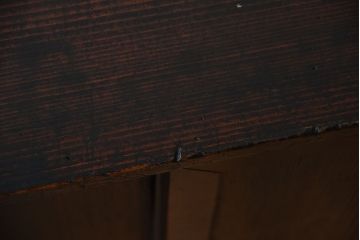 アンティーク家具　古民具・骨董　古い木が味わい深いアンティーク帳場戸棚