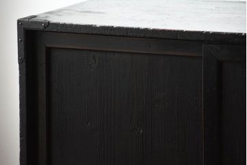 アンティーク家具　古民具・骨董　古い木が味わい深いアンティーク帳場戸棚