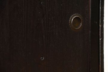 アンティーク家具　古民具・骨董　古い木が味わい深いアンティーク帳場戸棚