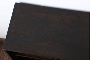 アンティーク家具　和製アンティーク　古い木製の小ぶりな茶箪笥(茶棚)