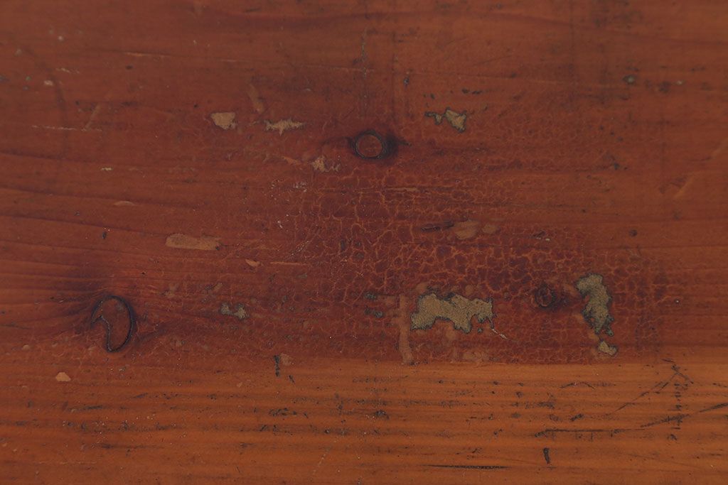 アンティーク家具　和製アンティーク　古い木製のナチュラルな木味の収納戸棚(下駄箱)