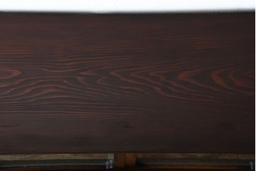 アンティーク家具　和製アンティーク　前面欅材!古い木製の脚付き時代箪笥ローボード